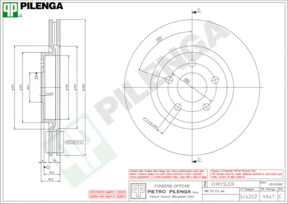 Brake Disc (V641)