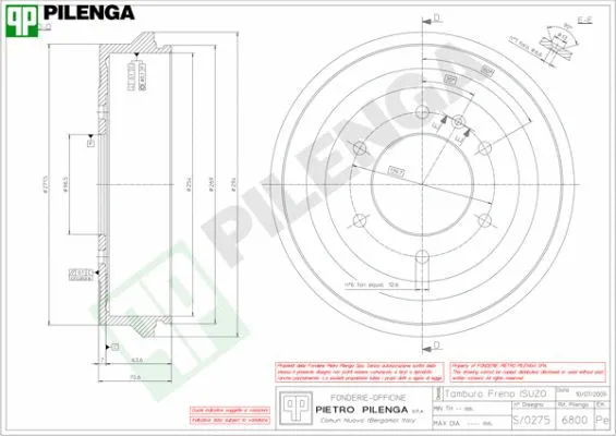 Brake Drum (6800)