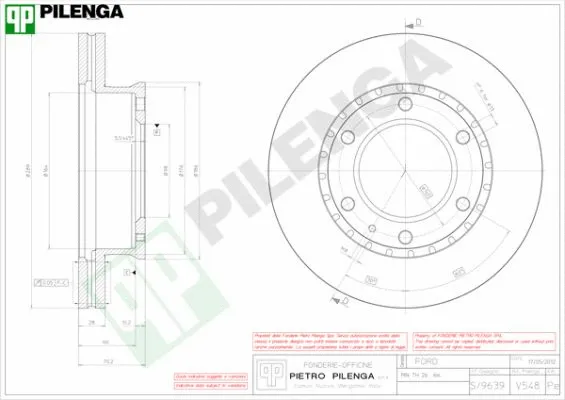 Brake Disc (V548)