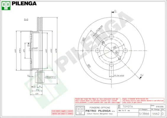 Brake Disc (V662)