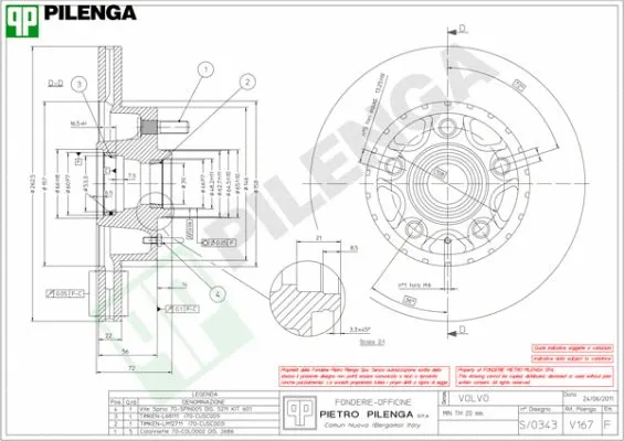 Brake Disc (V167)