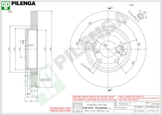 Brake Disc (V748)