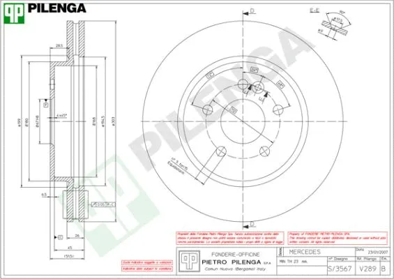 Brake Disc (V289)