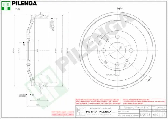 Brake Drum (6004)