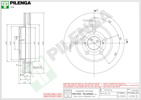 Brake Disc (V358)