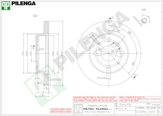 Brake Disc (V451)