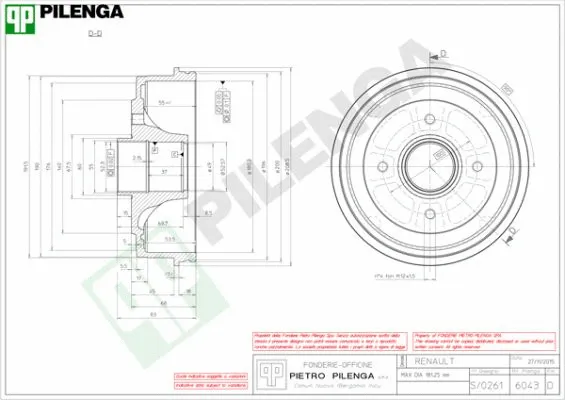Brake Drum (6043)