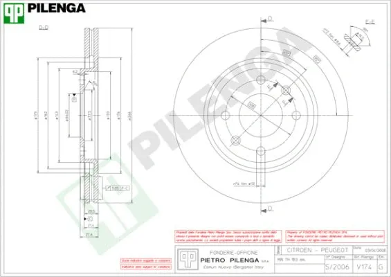 Brake Disc (V174)