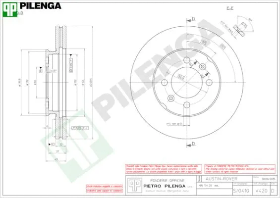 Brake Disc (V420)