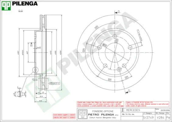 Brake Disc (V284)