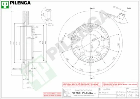 Brake Disc (V521)