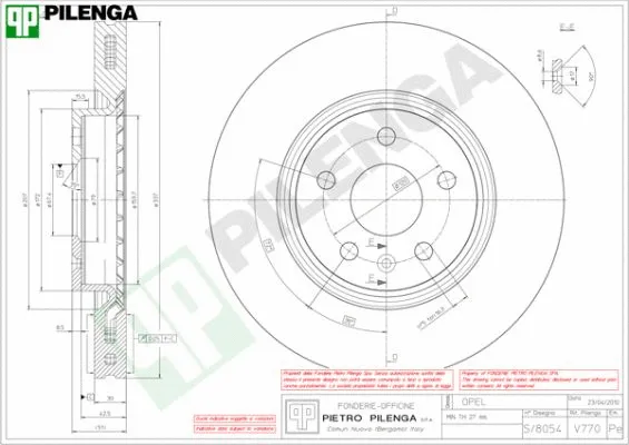 Brake Disc (V770)