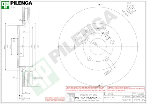 Brake Disc (V772)