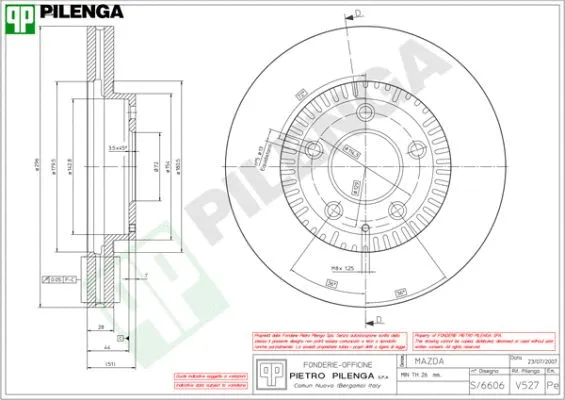 Brake Disc (V527)