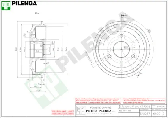 Brake Drum (6020)