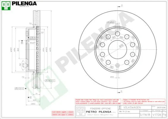 Brake Disc (V1708)