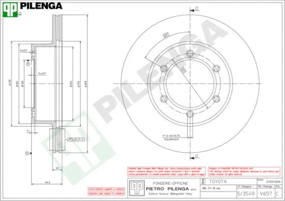Brake Disc (V657)