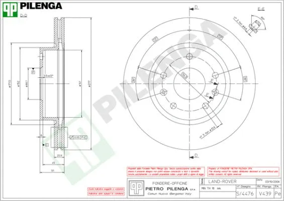 Brake Disc (V439)