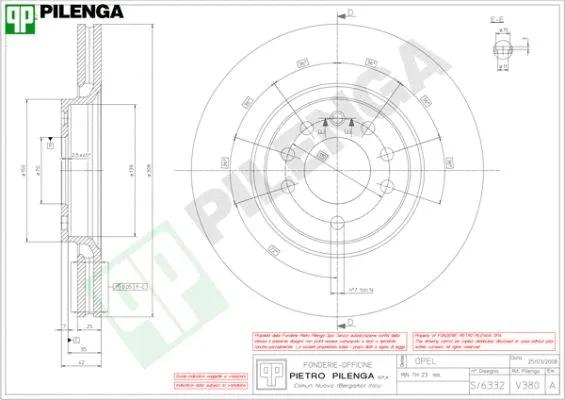 Brake Disc (V380)