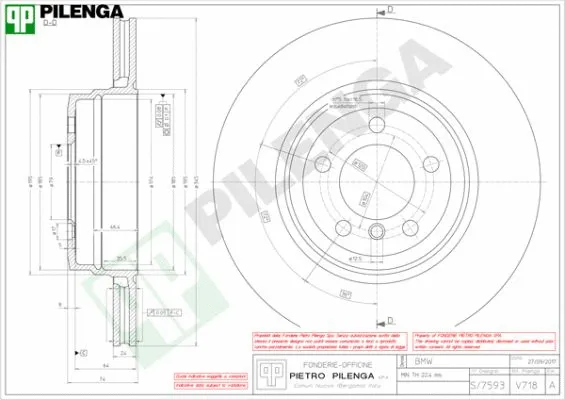 Brake Disc (V718)