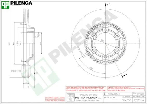Brake Disc (V625)