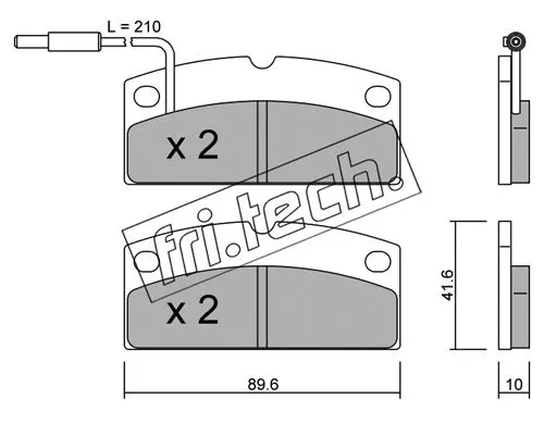 Brake Pad Set, disc brake (783.1)