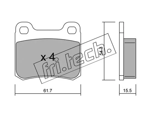 Brake Pad Set, disc brake (094.1)