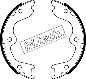 Brake Shoe Set, parking brake (1067.197)