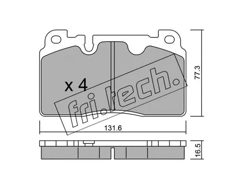 Brake Pad Set, disc brake (995.0)
