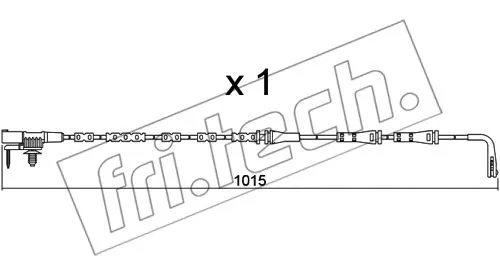 Warning Contact, brake pad wear (SU.357)