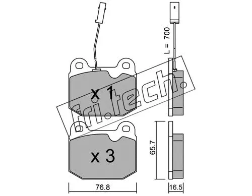 Brake Pad Set, disc brake (015.2)