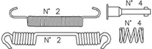 Accessory Kit, brake shoes (1373)