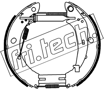 Brake Shoe Set (16539)
