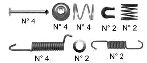 Accessory Kit, brake shoes (1446)