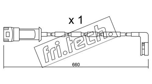 Warning Contact, brake pad wear (SU.082)