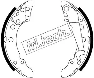 Brake Shoe Set (1124.288)