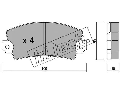 Brake Pad Set, disc brake (005.2)