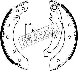 Brake Shoe Set (1088.222)