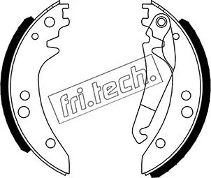 Brake Shoe Set (1052.125)