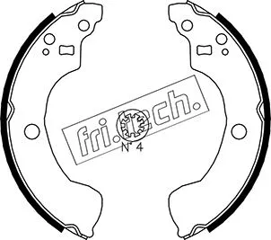 Brake Shoe Set (1067.195)