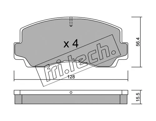 Brake Pad Set, disc brake (252.0)