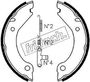 Brake Shoe Set, parking brake (1127.267K)