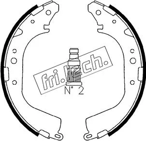 Brake Shoe Set (1115.268)