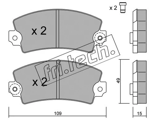 Brake Pad Set, disc brake (005.0)