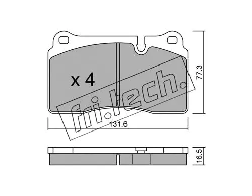 Brake Pad Set, disc brake (711.0)