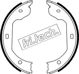 Brake Shoe Set, parking brake (1019.029)