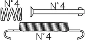 Accessory Kit, brake shoes (1393)