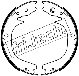 Brake Shoe Set, parking brake (1253.754)