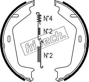Brake Shoe Set, parking brake (1127.273K)