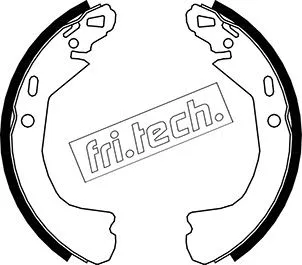 Brake Shoe Set (1027.006)